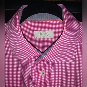 Eton slim fit dress shirt size 15.5